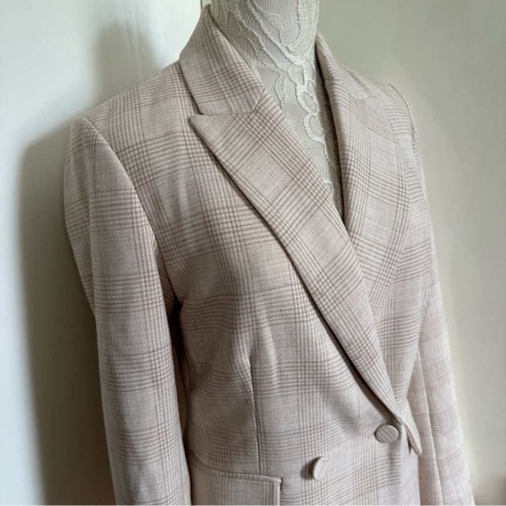House of Harlow 1960 Double Breasted Plaid Blazer sz XS - Picture 6 of 16